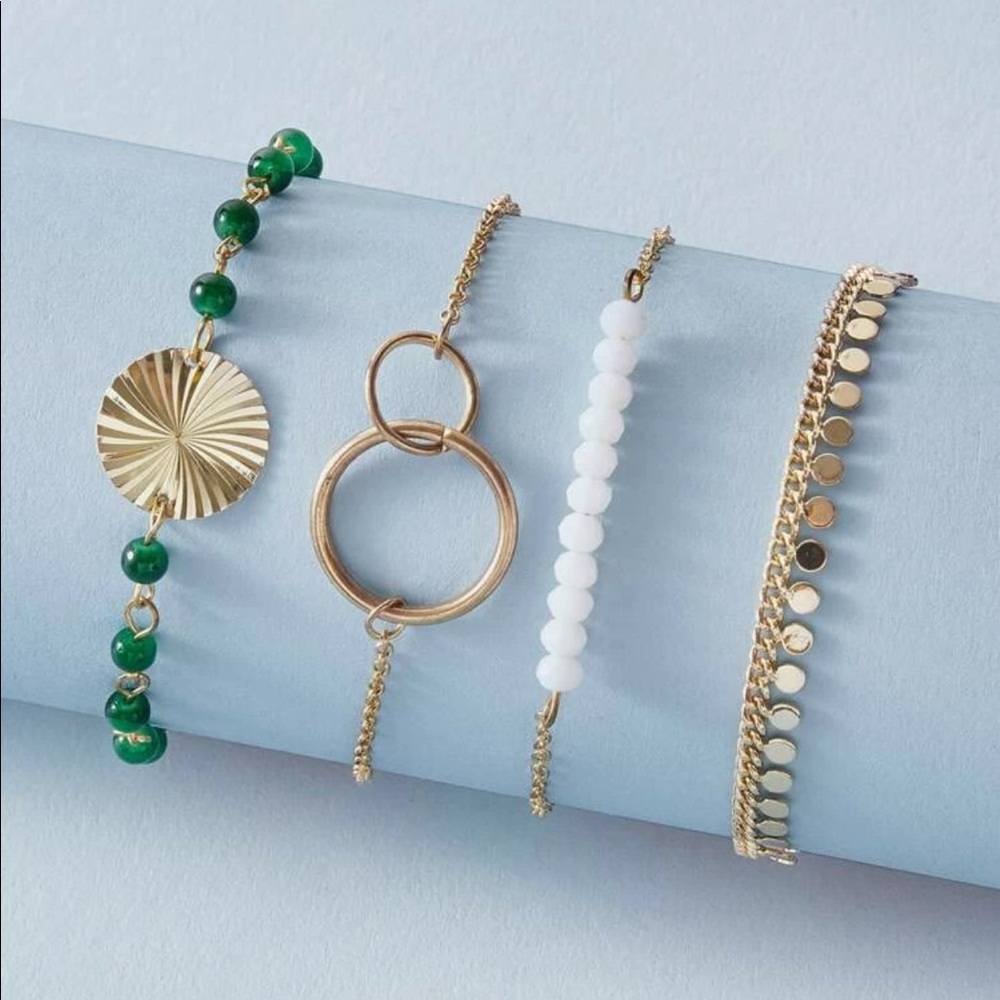 ✨HOST PICK✨ 💕 4 for $20 4 pcs. Gold Bracelets